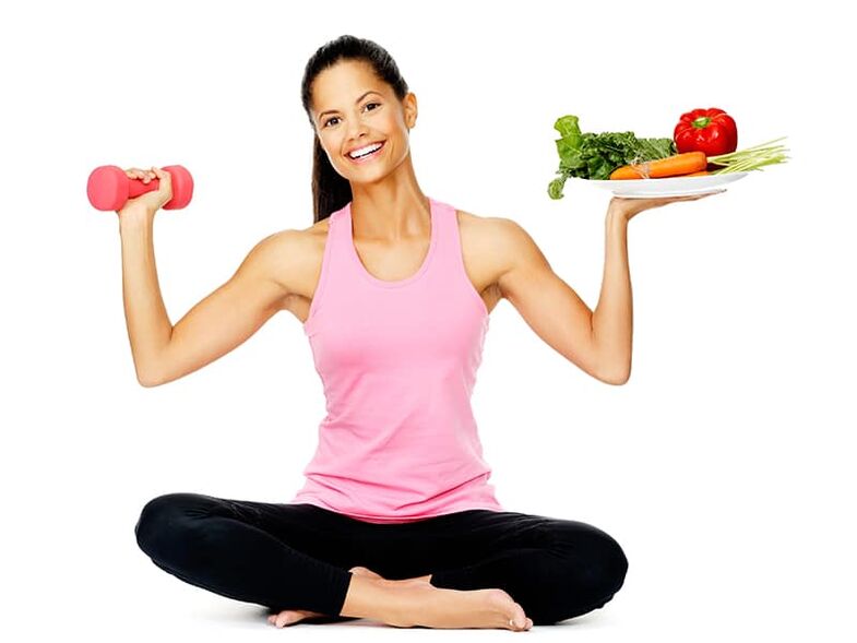 Fysisk aktivitet og korrekt ernæring vil hjælpe dig med at opnå en slank figur