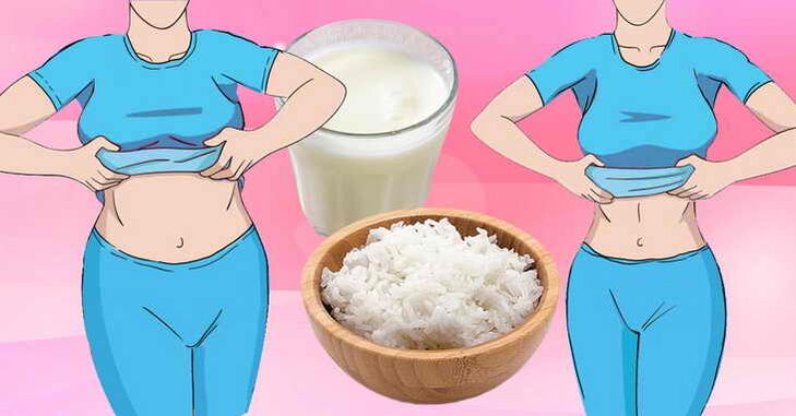 At tabe sig på en kefir-ris diæt
