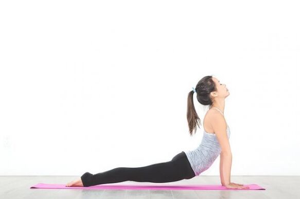 yoga stretch for vægttab